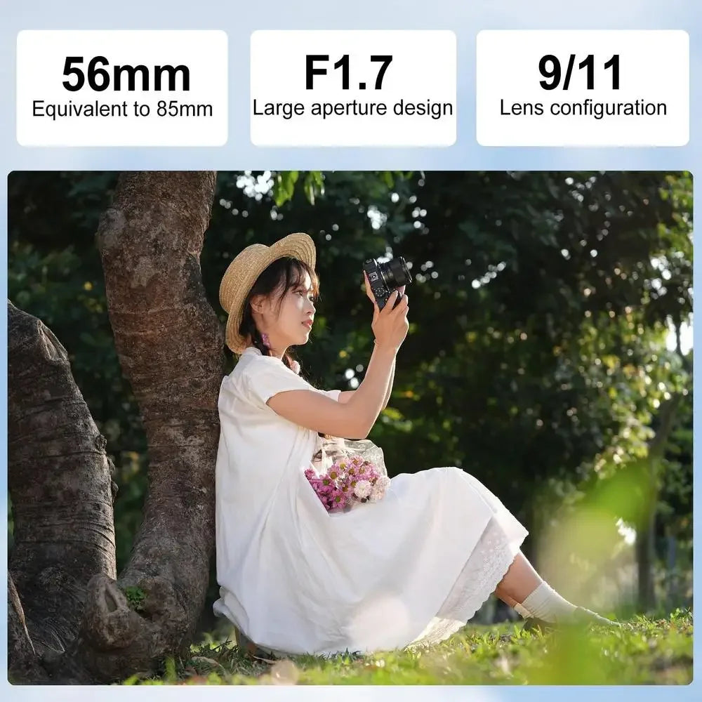 Viltrox 56mm F1.7 Auto Focus APS-C Lens for Fuji X XF X-T4 XF X-T30ii