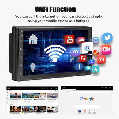 ESSGOO 7 9 10" Car Radio Android Auto Carplay Car Stereo Multimedia