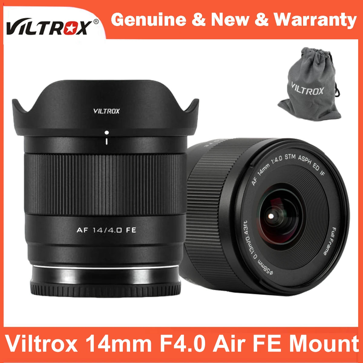 NEW Viltrox 14mm F4.0 Air Full Frame Auto Focus Ultra-Wide Prime Lens