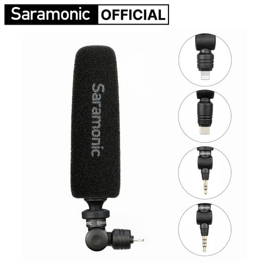 Saramonic SmartMic5 Mini Condenser Plug and Play Microphone for iPhone