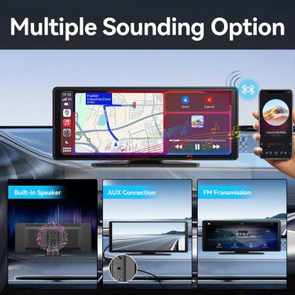 Universal Portable Carplay for Car Screen, Wireless Carplay Screen