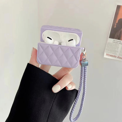 Fashionable high-end Leather PU Earphone Cover For AirPods 4 For