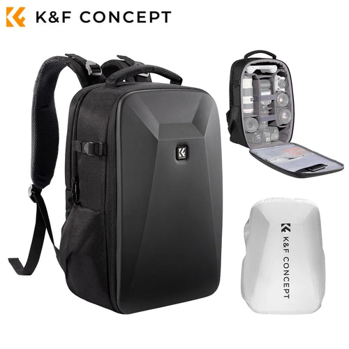 K&F CONCEPT 22L Camera Bag Large Capacity Travel Photography Backpack