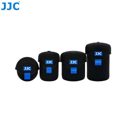 JJC Water Resistant Neoprene Camera Lens Pouch Case Fold-Over Lens Bag