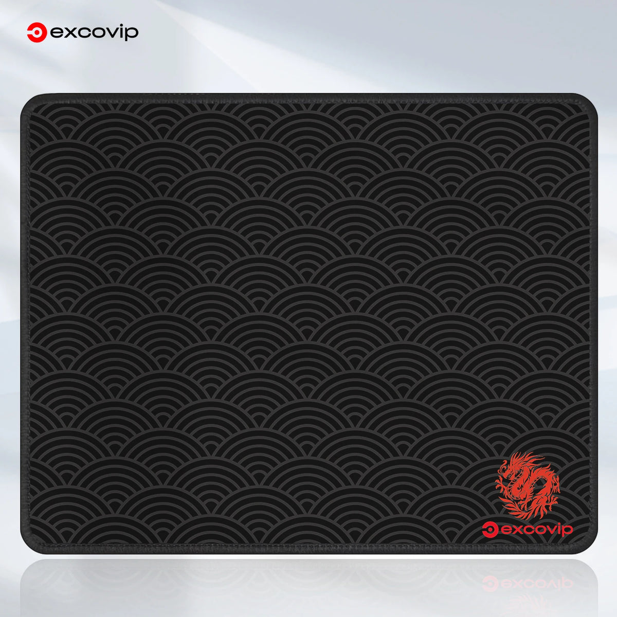 EXCO Gaming Mouse Pad with Stitched Edge Small Office Mousepad Smooth