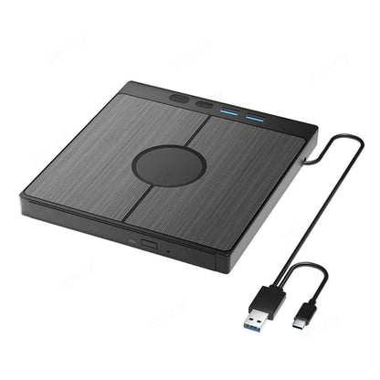 7-in-1 USB 3.0 Type C External CD DVD RW Optical Drive DVD Player