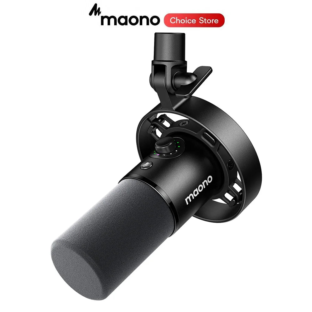 MAONO PD300X Dynamic Microphone XLR USB Podcast Microphone