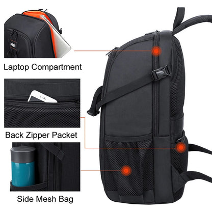 Big Capacity Photography Camera Waterproof Shoulders Backpack Video