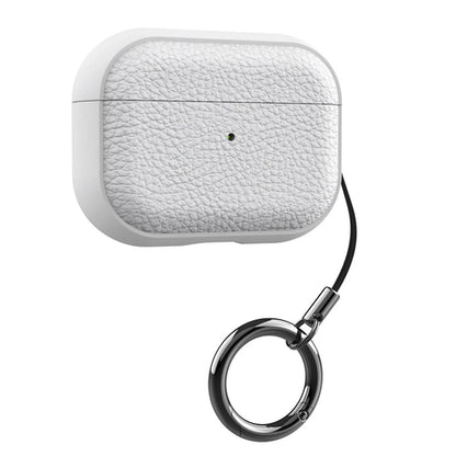 For Airpods Pro3 Case Luxury Lychee Leather Business Earphone Case