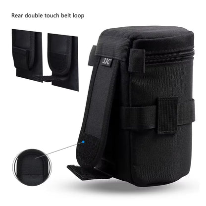 JJC Camera Lens Case Water Resistant Lens Pouch for DSLR Camera Lens