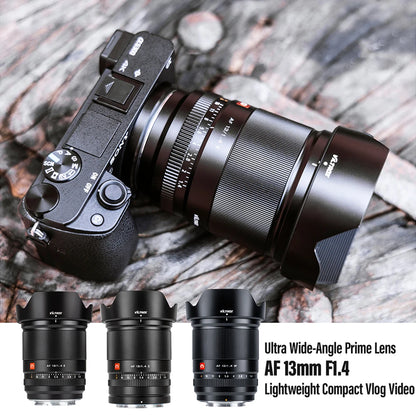 VILTROX 23mm 33mm 56mm 13mm F1.4 27mm 75mm F1.2 APS-C Camera Lens For