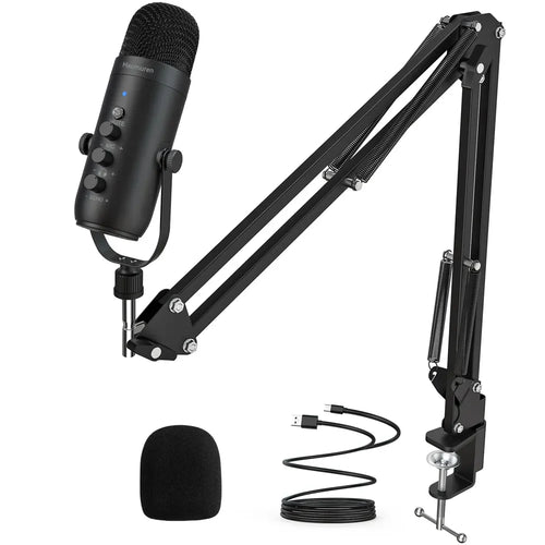 Haomuren Professional USB Streaming Podcast PC Microphone Studio