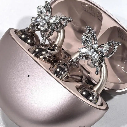 Flash Diamond Ear-Clip Rhinestones Earbuds Fashion Jewelry Exquisite