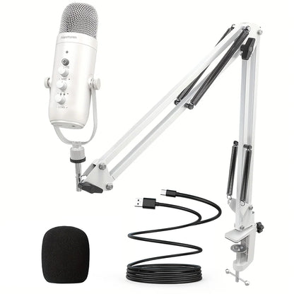 Haomuren Professional USB Streaming Podcast PC Microphone Studio