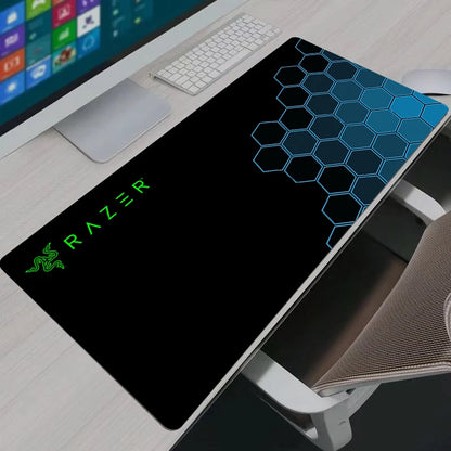 Razer Hexagon Mouse Pad Anime Gaming Accessories XXL Carpet Gamer PC