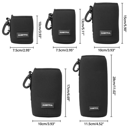 S/M/L/XL Camera Lens Pouch Drawstring Bag for All Camera DSLR