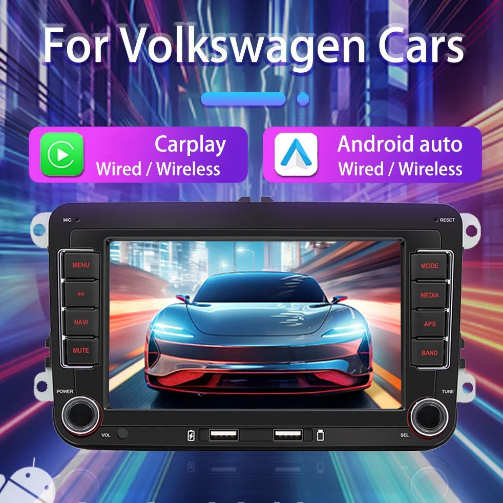 2Din Car Radio Android for Volkswagen Golf 5 6 Polo Passat B6 B7 CC