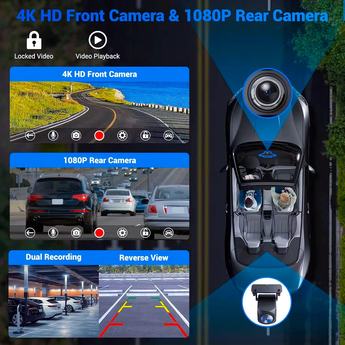 Pionray 7/10 inches android auto Universal Portable CarPlay for Car