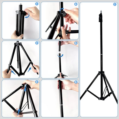 26cm LED Selfie Ring Lamp Photographic Selfie Ring Lighting USB Remote