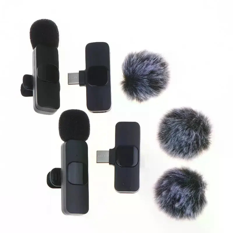 K9 Wireless  Microphone Mini Audio Video Recording Mic For Phone
