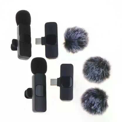 K9 Wireless  Microphone Mini Audio Video Recording Mic For Phone