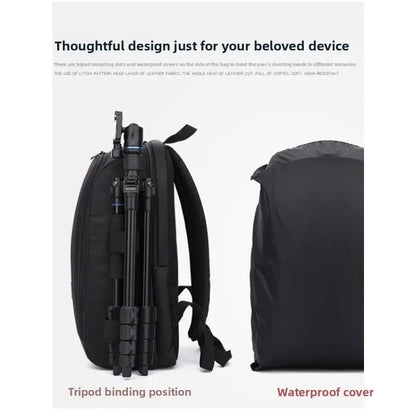 Shoulder Camera Bag Backpack Suitable for Canon, Nikon, Sony Digital