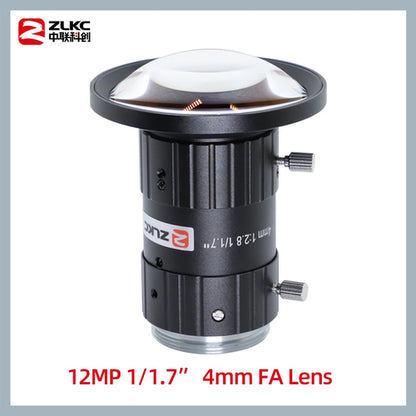 ZLKC 1/1.7 Inch Lens FA 4mm 6mm 12mm 16mm 25mm 35mm 50mm 75mm Fixed