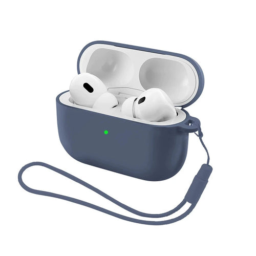 Soft Silicone Earphone Case with Strap for Airpods Pro 3 2 2nd