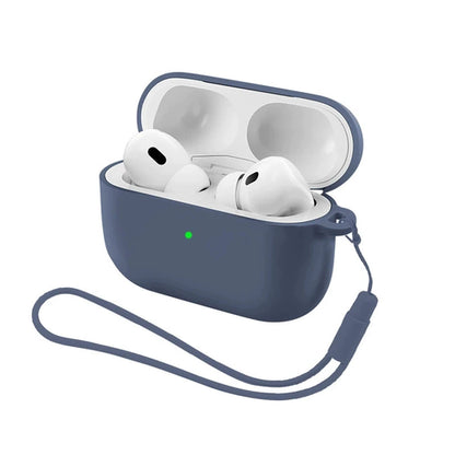 Soft Silicone Earphone Case with Strap for Airpods Pro 3 2 2nd