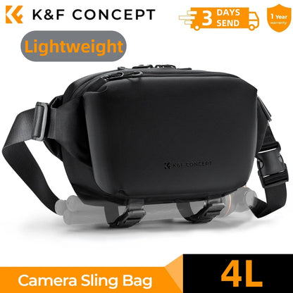 K&F CONCEPT 4L Camera Sling Bag Lightweight Travel Photography
