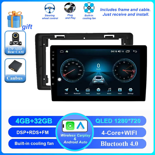 Car Android 16 Radio Stereo For Citroen Berlingo B9 Peugeot Partner