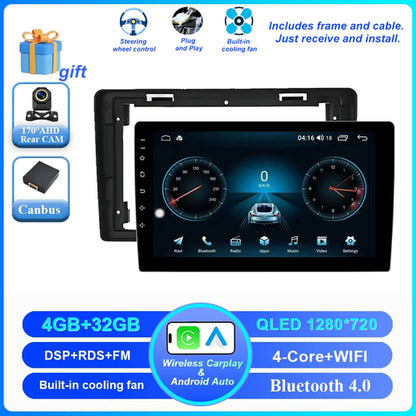 Car Android 16 Radio Stereo For Citroen Berlingo B9 Peugeot Partner