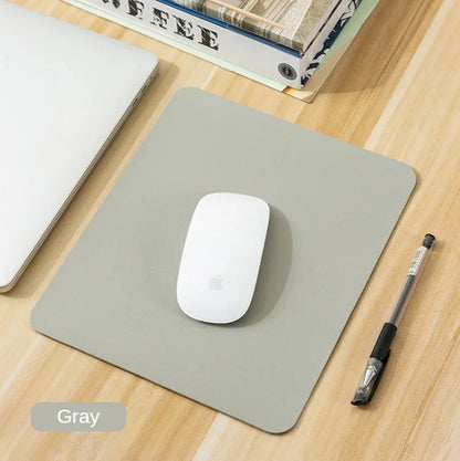 Small PU mouse pad Non-Slip Gaming Desktop Leather Mouse Pad