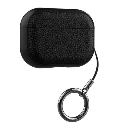 For Airpods Pro3 Case Luxury Lychee Leather Business Earphone Case