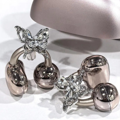 Flash Diamond Ear-Clip Rhinestones Earbuds Fashion Jewelry Exquisite