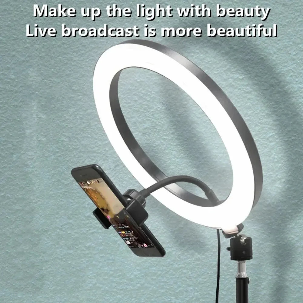 10inch Selfie Ring Light, Photography Fill Light Led Ring Lamp