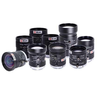 ZLKC Industrial Cameras Lenses 5MP C Mount 2/3 Inch CMOS F1.6 Manual