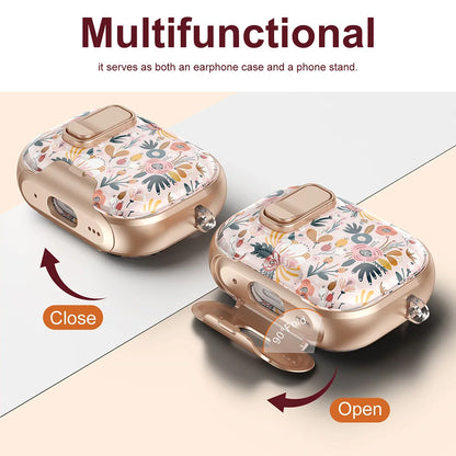 Transparent Crystal Wireless Bluetooth Earphone Case For Airpods 4 Pro