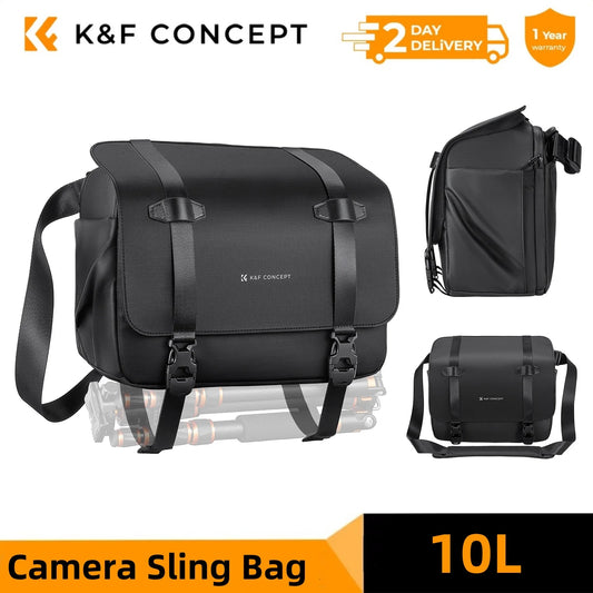 K&F CONCEPT 10L Camera Sling Bag Shoulder Backpack Photography