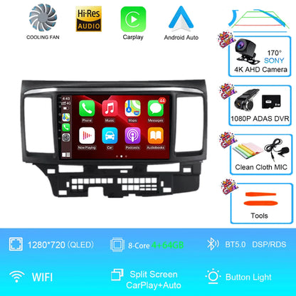 Android 16 For MITSUBISHI LANCER 9 10 X 2008 - 2016 Car Radio Video