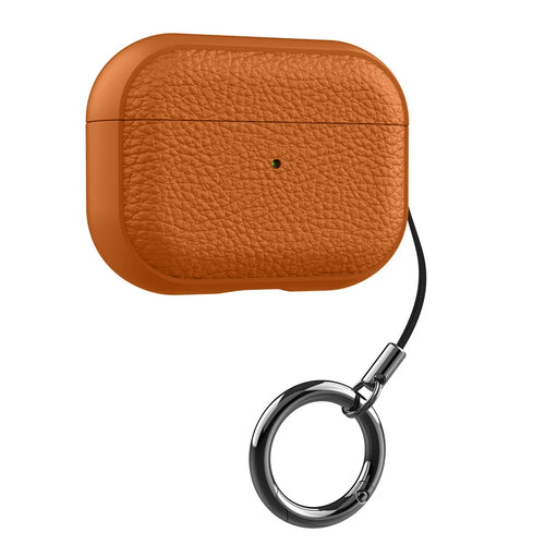 For Airpods Pro3 Case Luxury Lychee Leather Business Earphone Case