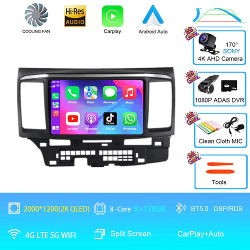 Android 16 For MITSUBISHI LANCER 9 10 X 2008 - 2016 Car Radio Video