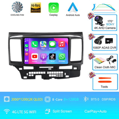 Android 16 For MITSUBISHI LANCER 9 10 X 2008 - 2016 Car Radio Video