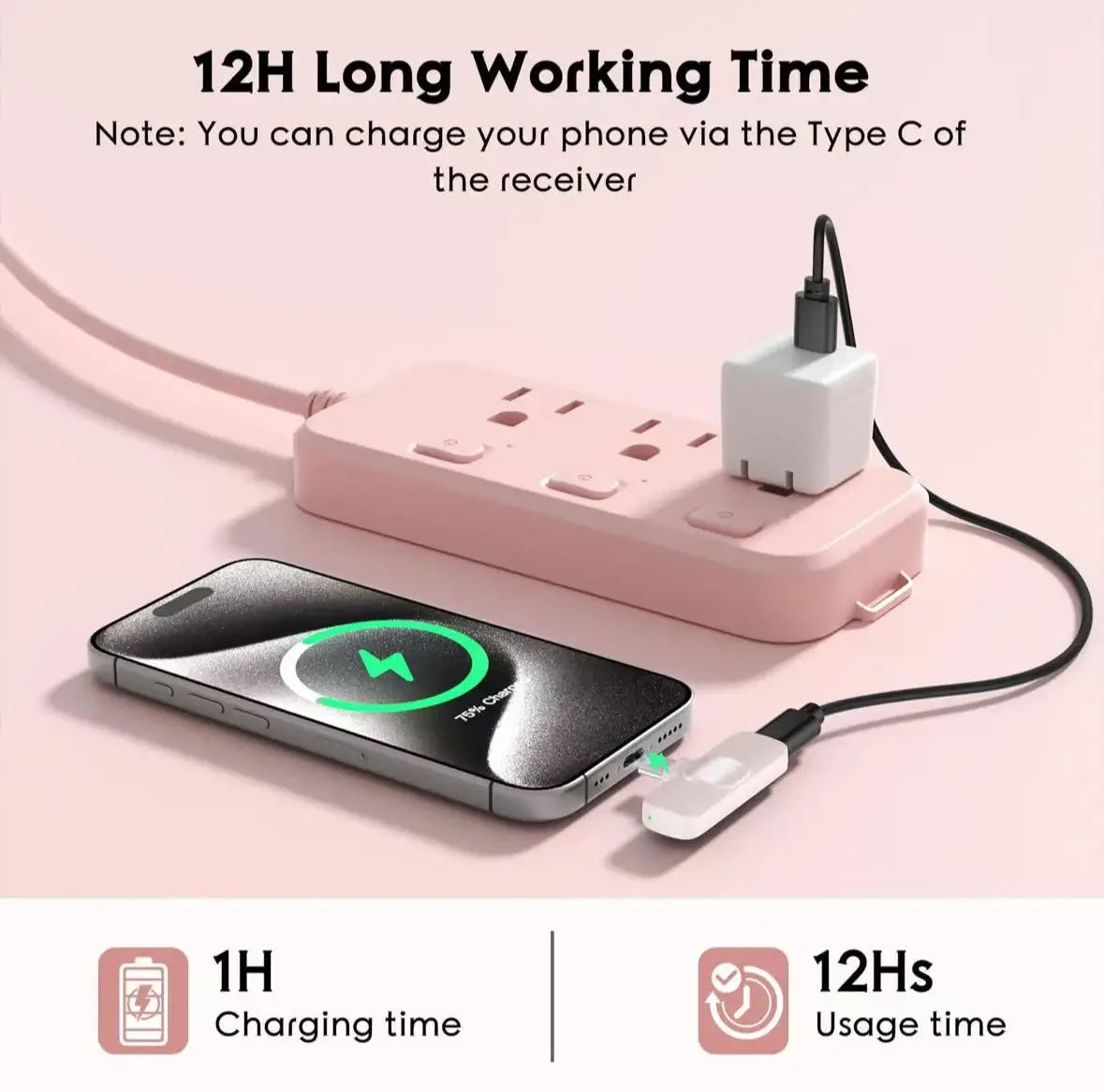 KEBIDU Wireless Lavalier Microphone Mini Noise Reduction Mic