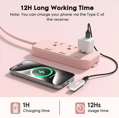 KEBIDU Wireless Lavalier Microphone Mini Noise Reduction Mic