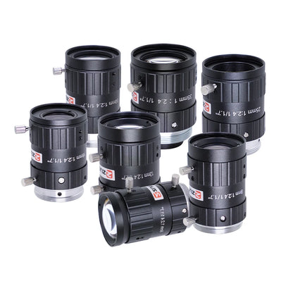 ZLKC 1/1.7 Inch Lens FA 4mm 6mm 12mm 16mm 25mm 35mm 50mm 75mm Fixed