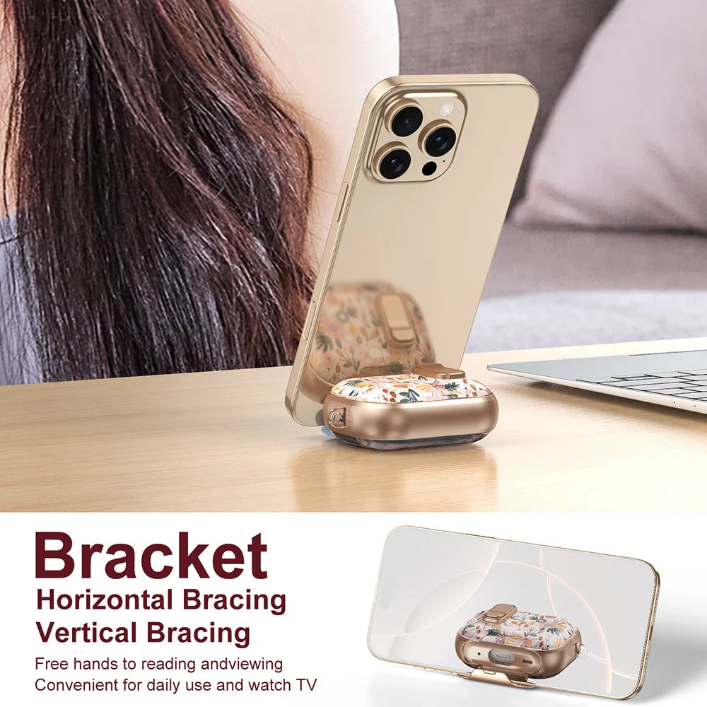 Transparent Crystal Wireless Bluetooth Earphone Case For Airpods 4 Pro