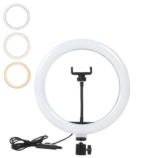 16/26/33cm LED Selfie Ring Light Dimmable LED Lamp Photography