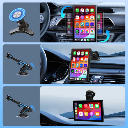 7/8/9'' Support Orientation & Portrait Car Mirror Radio Wireless