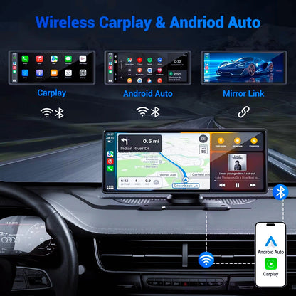 Pionray 7/10 inches android auto Universal Portable CarPlay for Car